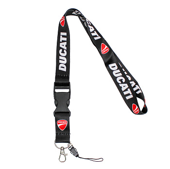 Шнурок для ключей Ducati Черный