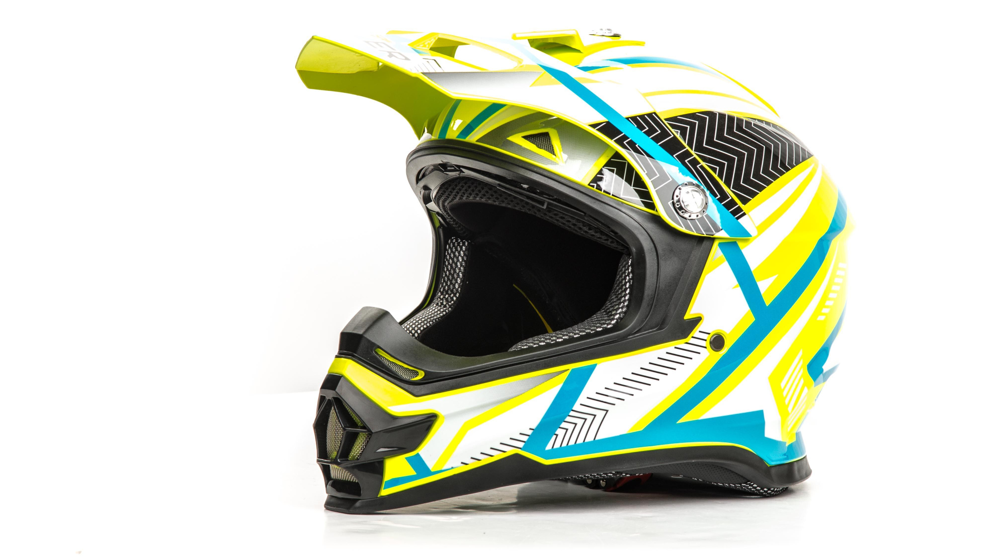 Шлем кроссовый HIZER B6196 yellow